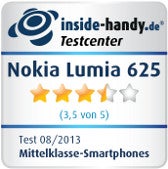 Testsiegel Nokia Lumia 625