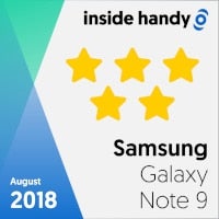Testsiegel Samsung Galaxy Note 9