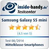 Testsiegel Samsung Galaxy S5 mini Testsiegel Samsung Galaxy S5 mini