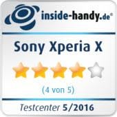 Testsiegel Sony Xperia X