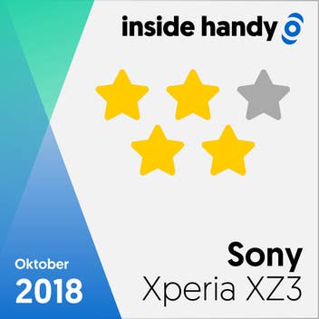 Sony Xperia XZ3 im Test: 4 von 5 Sterne