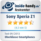 Testsiegel Sony Xperia Z1