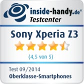 Testsiegel Sony Xperia Z3