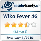 Testsiegel Wiko Fever 4G Testsiegel Wiko Fever 4G
