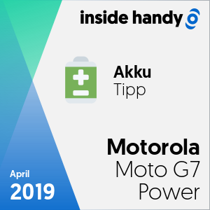 Motorola Moto G7 Power: Akku-Siegel