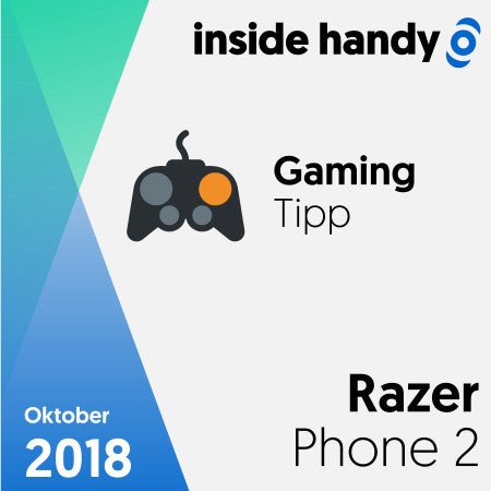 Das Testsiegel "Gaming Tipp" des Razer Phone 2