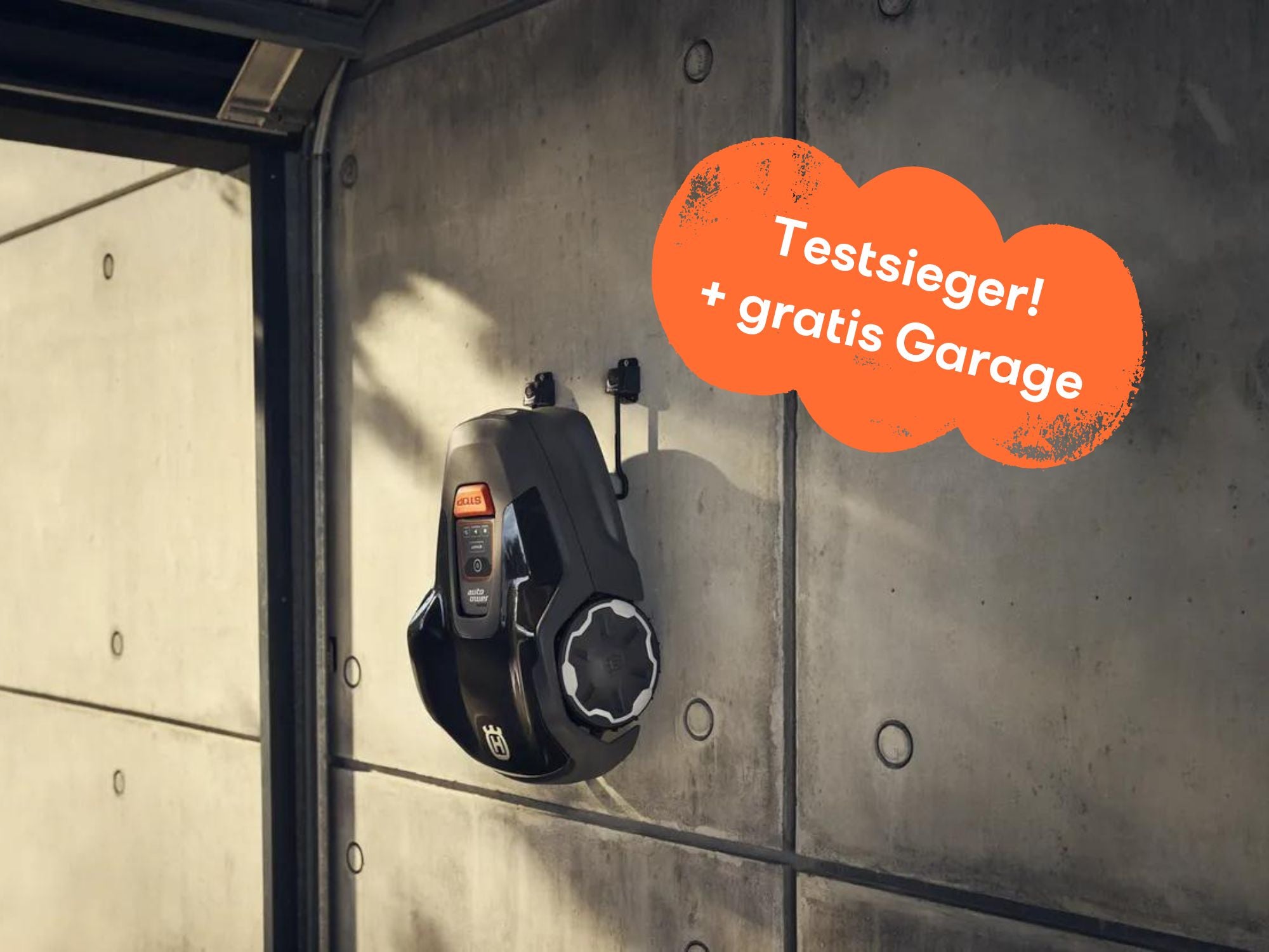 #Testsieger der Stiftung Warentest: Mähroboter mit gratis Garage zum Schnäppchenpreis