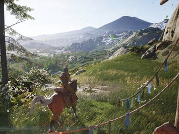 The Legend of Khiimori Pferd und Landschaft