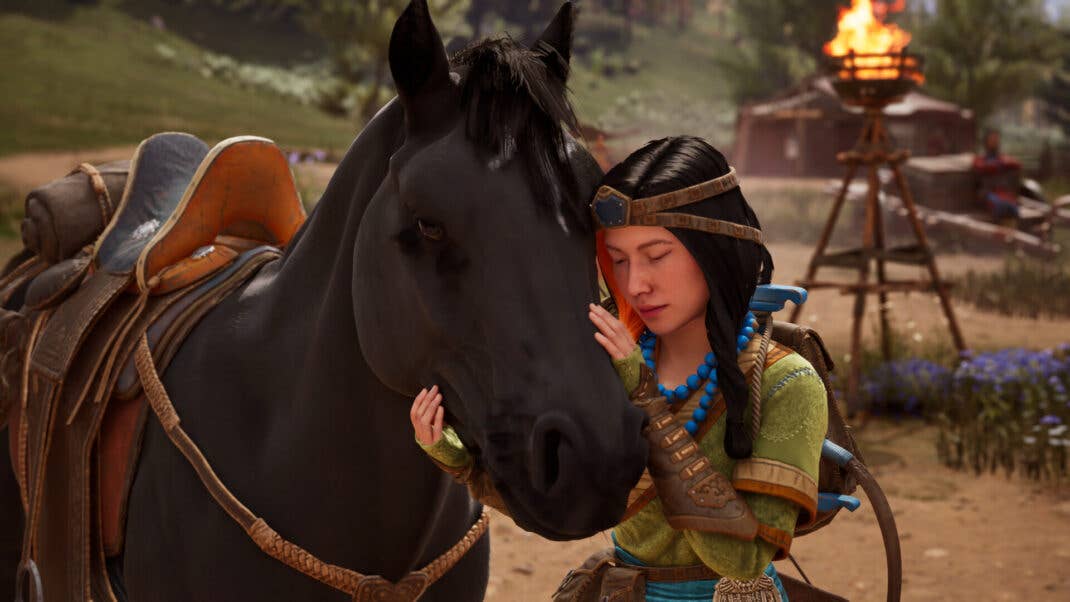 The Legend of Khiimori Pferd und Reiter