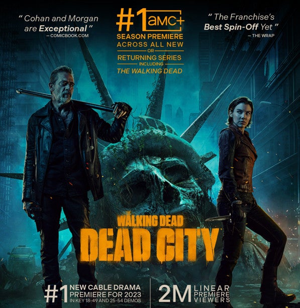 Teaser-Plakat von "The Walking Dead: Dead City".