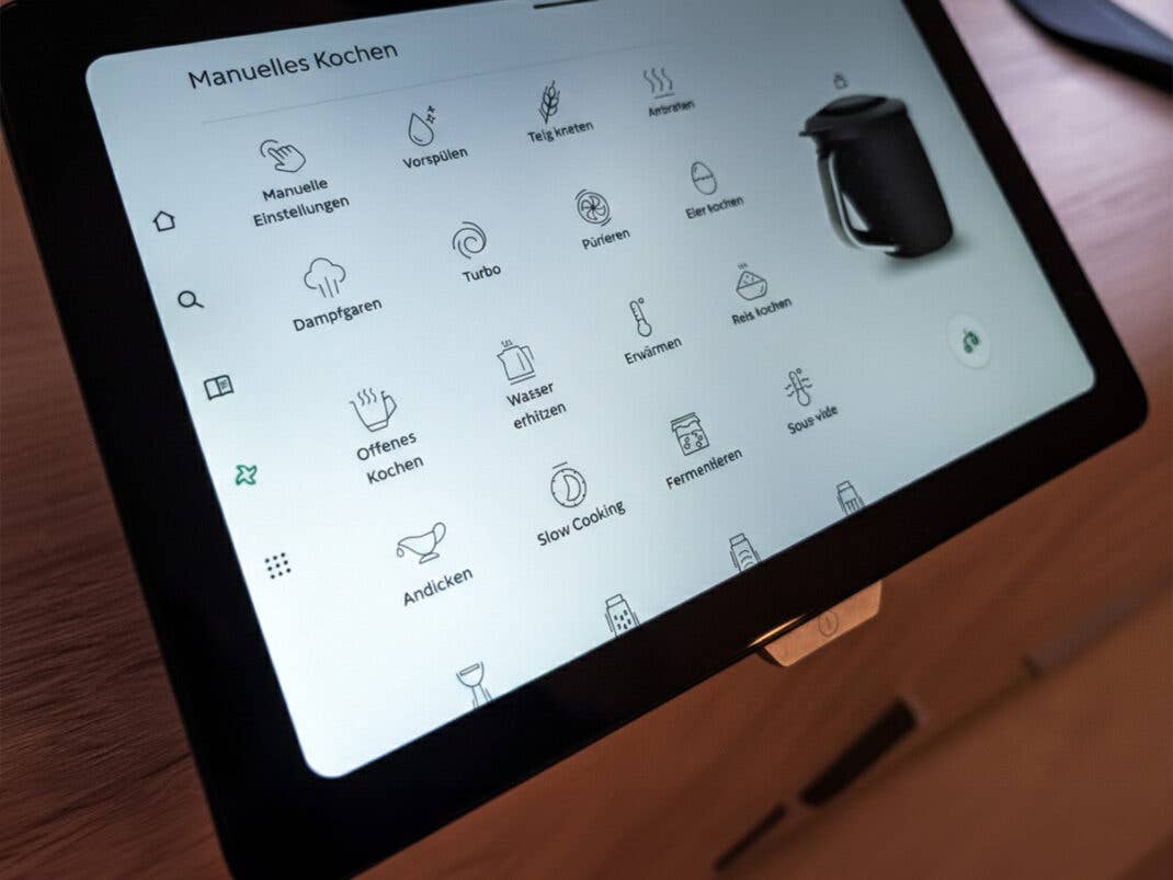 Manuelle Auswahl des Vorwerk Thermomix TM7