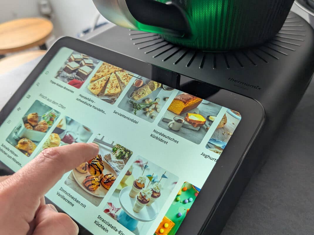 Das Display des Thermomix mit Touch-Bedienung