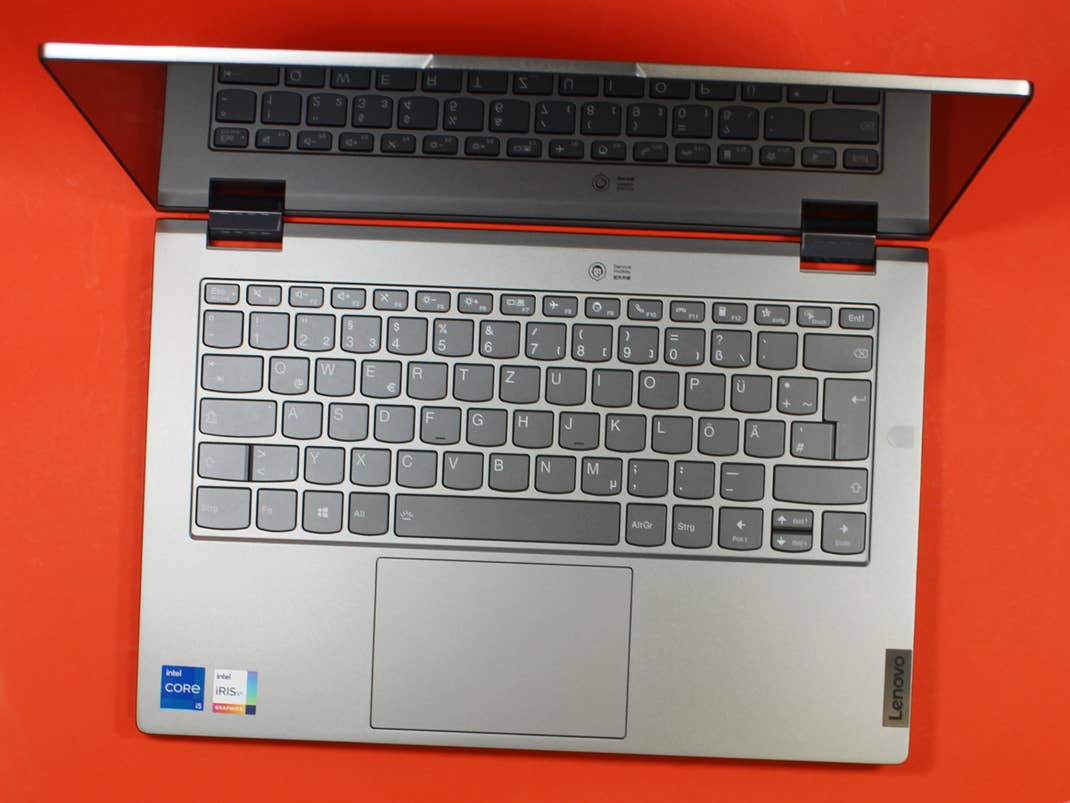 Tastatur des Lenovo Thinkbook 14s