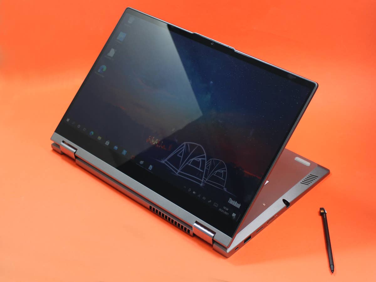 Gedrehtes Display des Lenovo Thinkbook 14s