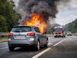 Symbolbild Autobrand.