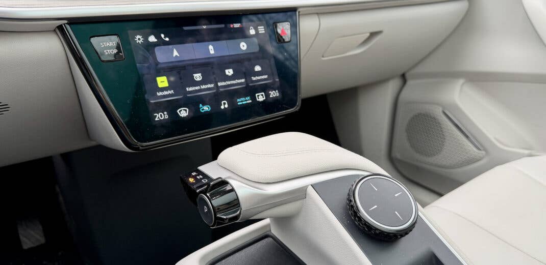 Touchscreen im Togg T10X.