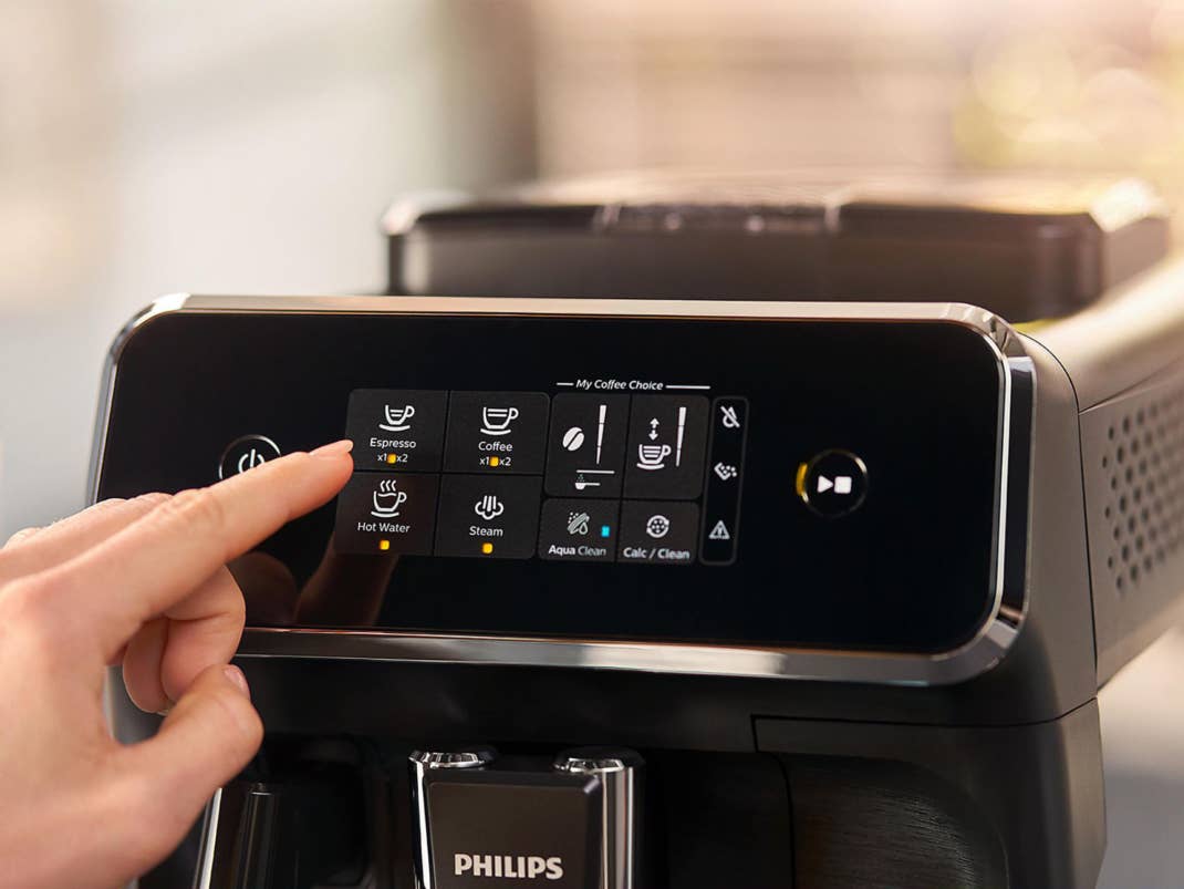 Touchdisplay Philips Kaffeemaschine