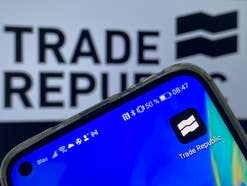 App von Trade Republic auf einem Smartphone.