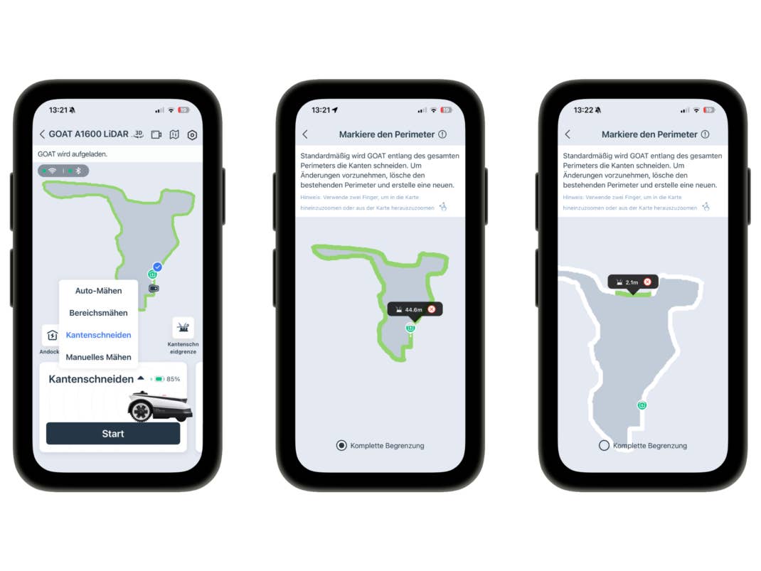 Screenshot aus der Ecovacs-Home-App