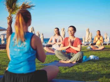 Yoga im Urlaub - Meditation