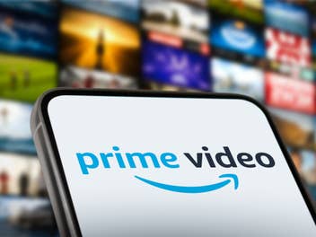 Logo von Prime Video auf einem Smartphone.