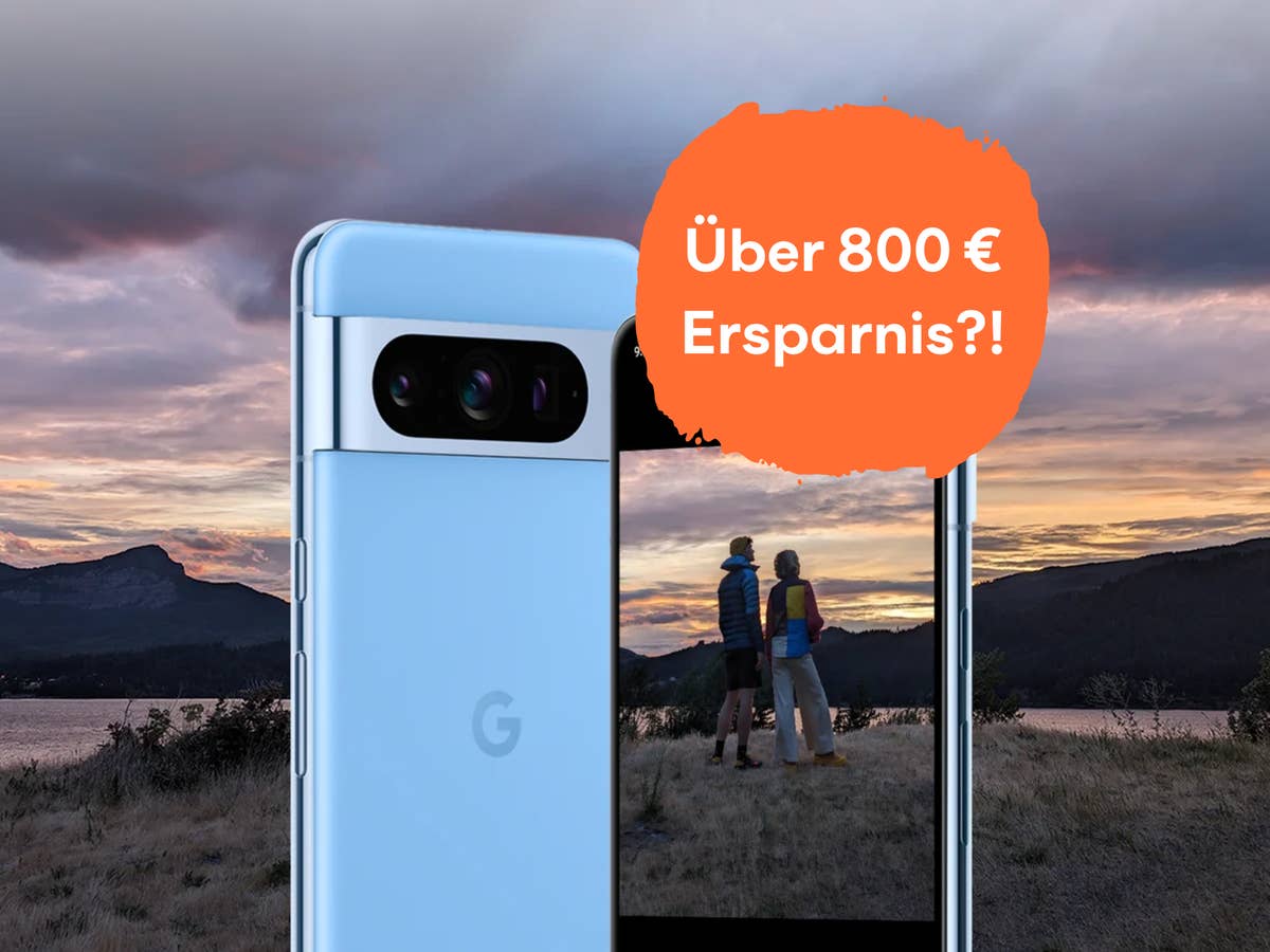 Pixel 8 Pro zum Tarif über 800 Euro billiger