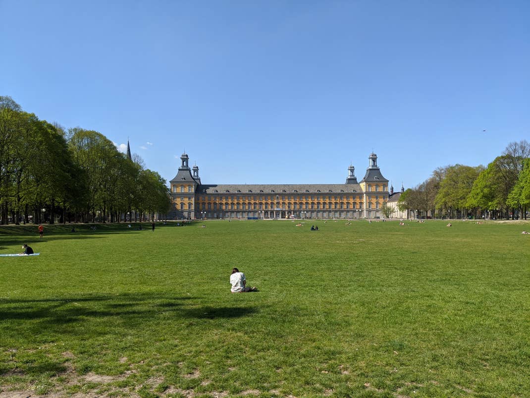 Uni und Hofgartenwiese in Bonn, Pixel 4