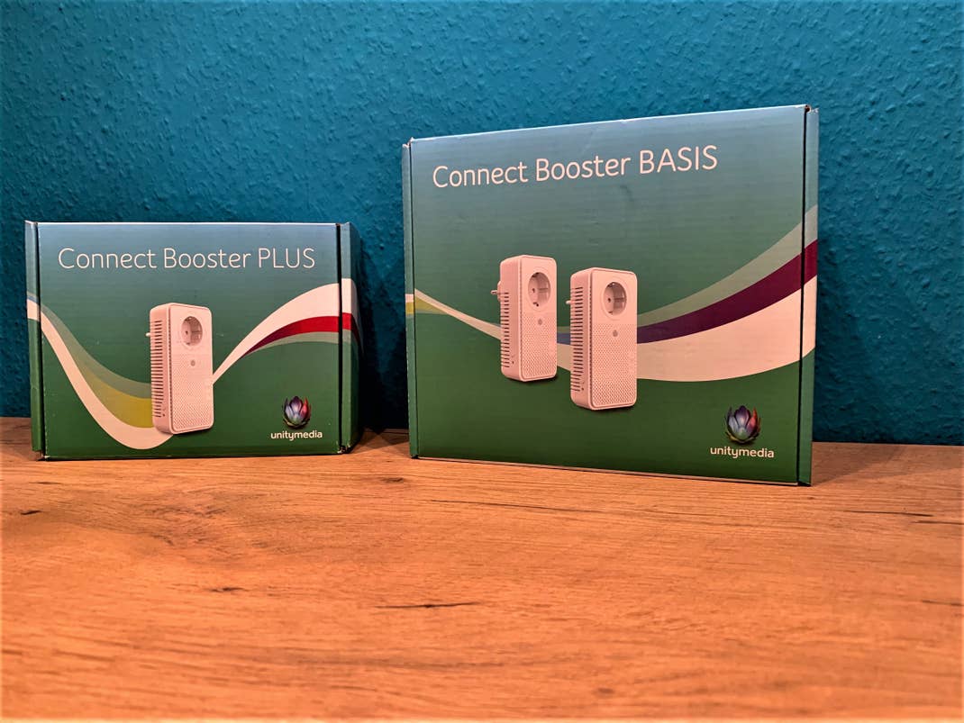 Die Verpackung des Unitymedia Connect Booster