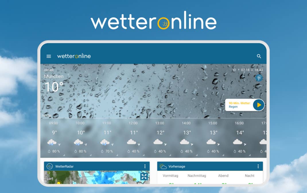 WetterOnline Regenradar