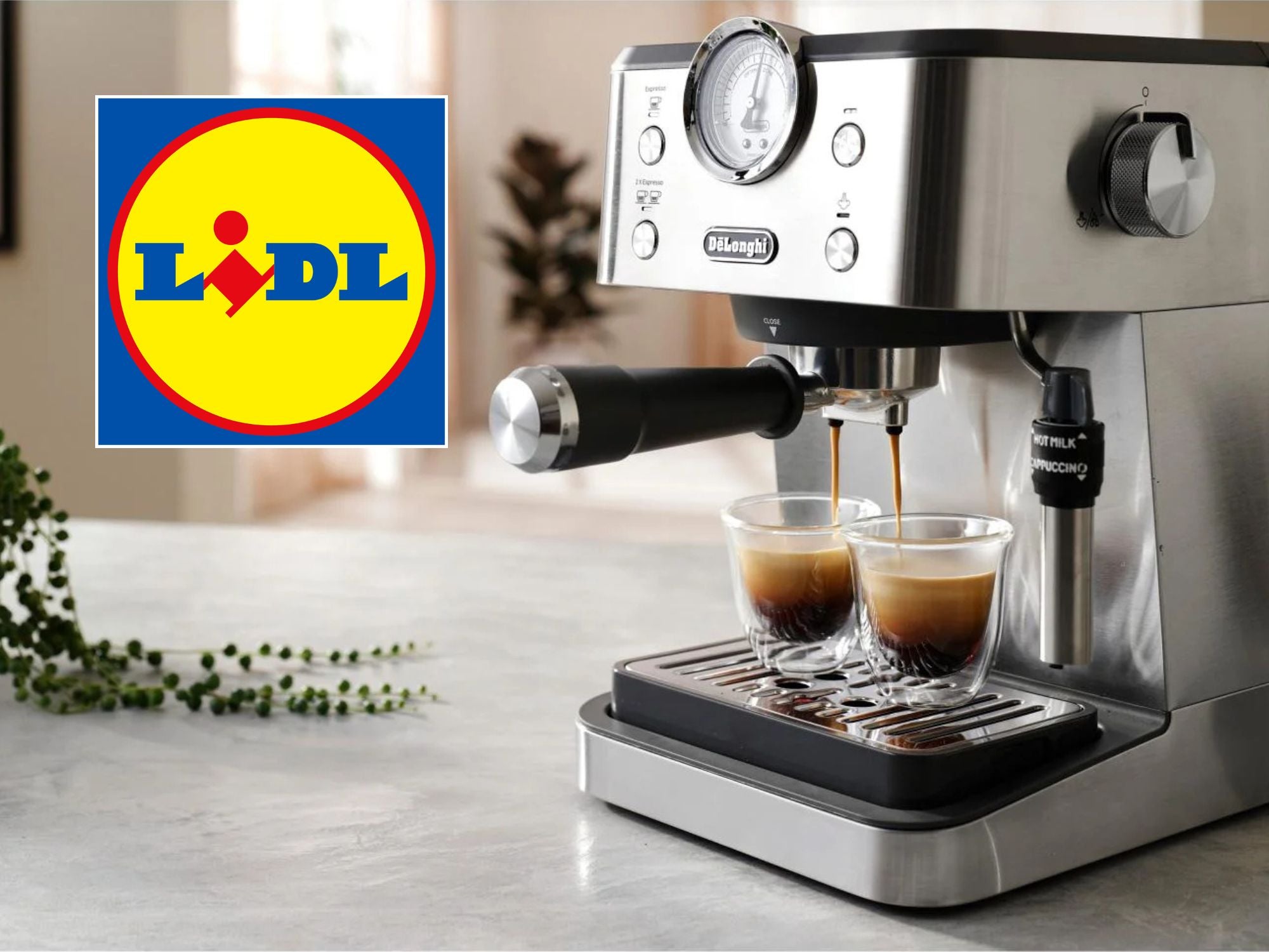 Unter 120 Euro: Lidl verkauft De’Longhi-Siebträgermaschine zum Discounterpreis