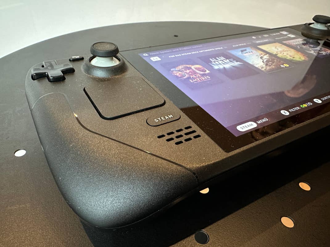 Touchscreen, Analogstick, Buttons und ein Trackpad: Das Steam Deck bietet viele Eingabemethoden