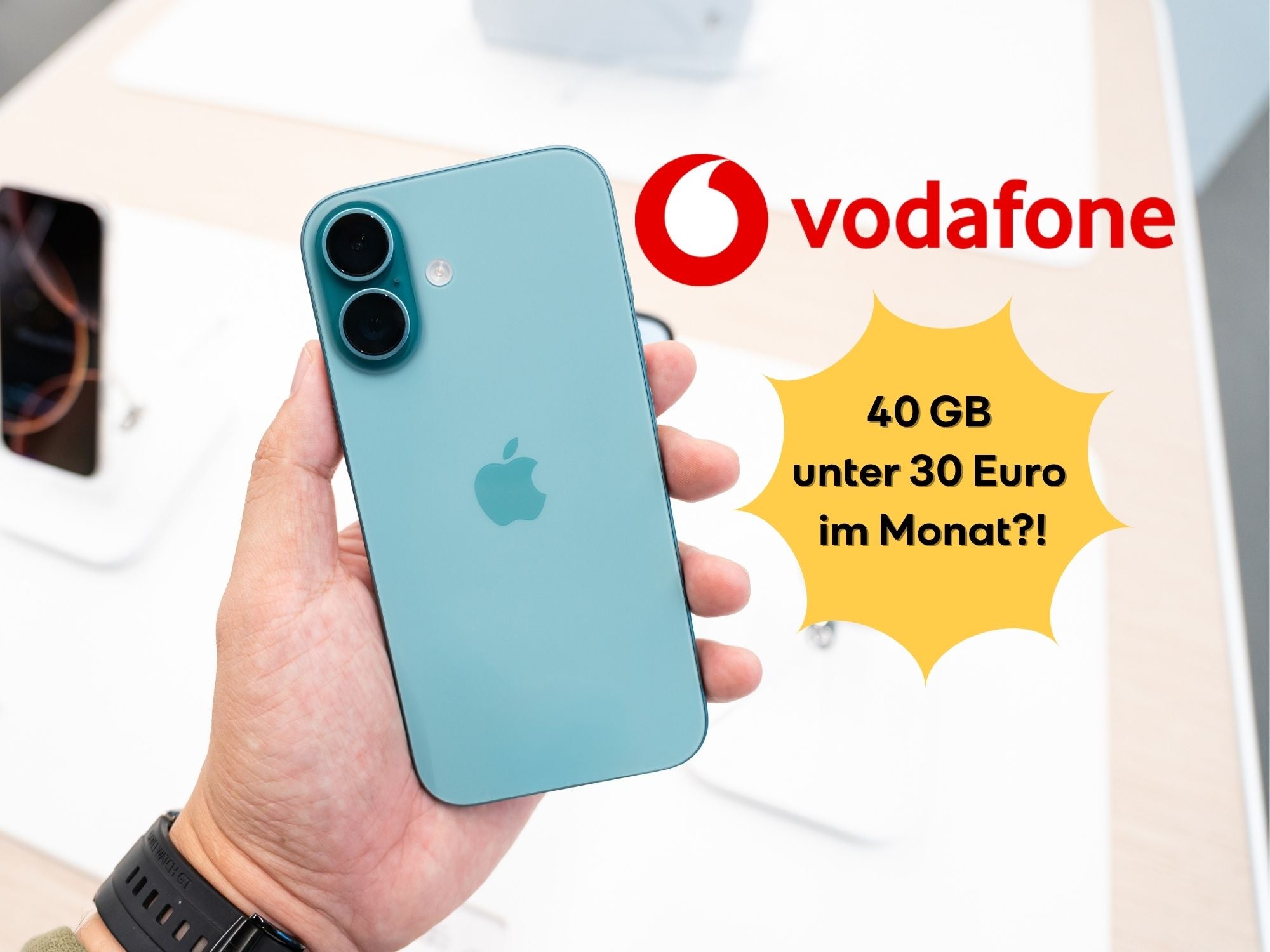 iPhone 16 so günstig wie selten – 40 GB-Tarif inklusive