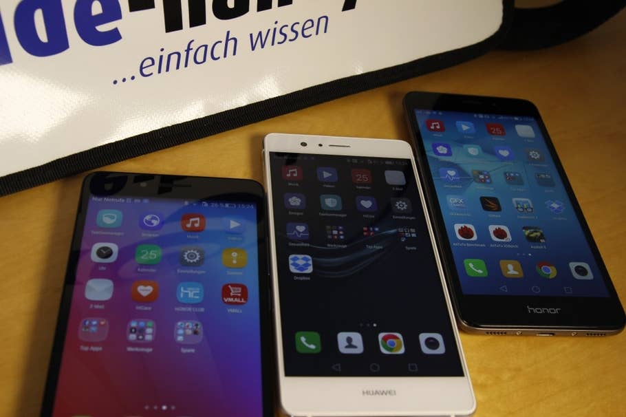 Vergleich: Honor 5c, Honor 5x und Huawei P9 Lite