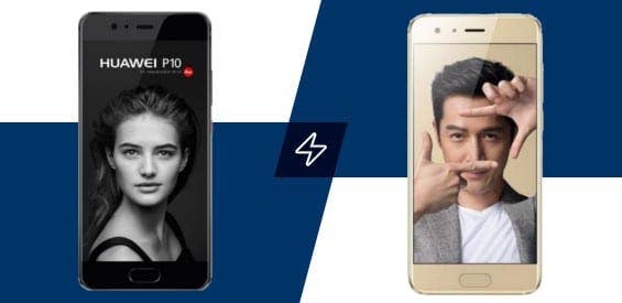 Vergleich Honor 9 und Huawei P10
