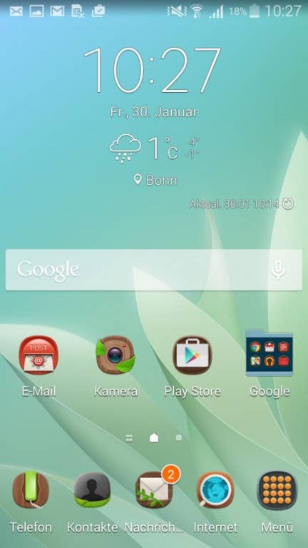 Verschiedene Themes auf dem Galaxy A5 und dem A3