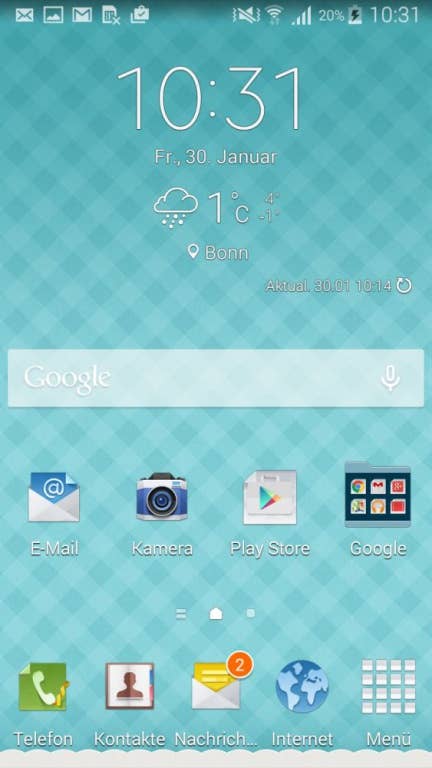 Verschiedene Themes auf dem Galaxy A5 und dem A3