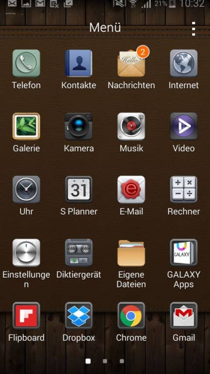Verschiedene Themes auf dem Galaxy A5 und dem A3