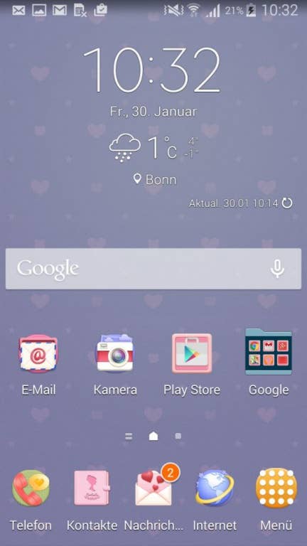 Verschiedene Themes auf dem Galaxy A5 und dem A3