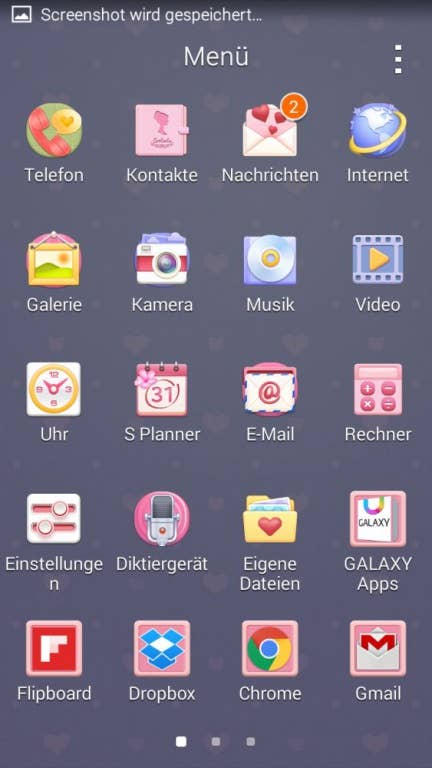 Verschiedene Themes auf dem Galaxy A5 und dem A3