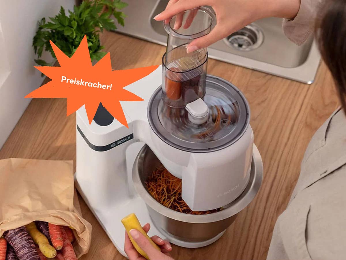 Viel günstiger als KitchenAid - Bosch Küschenmaschine für nur rund 100 Euro