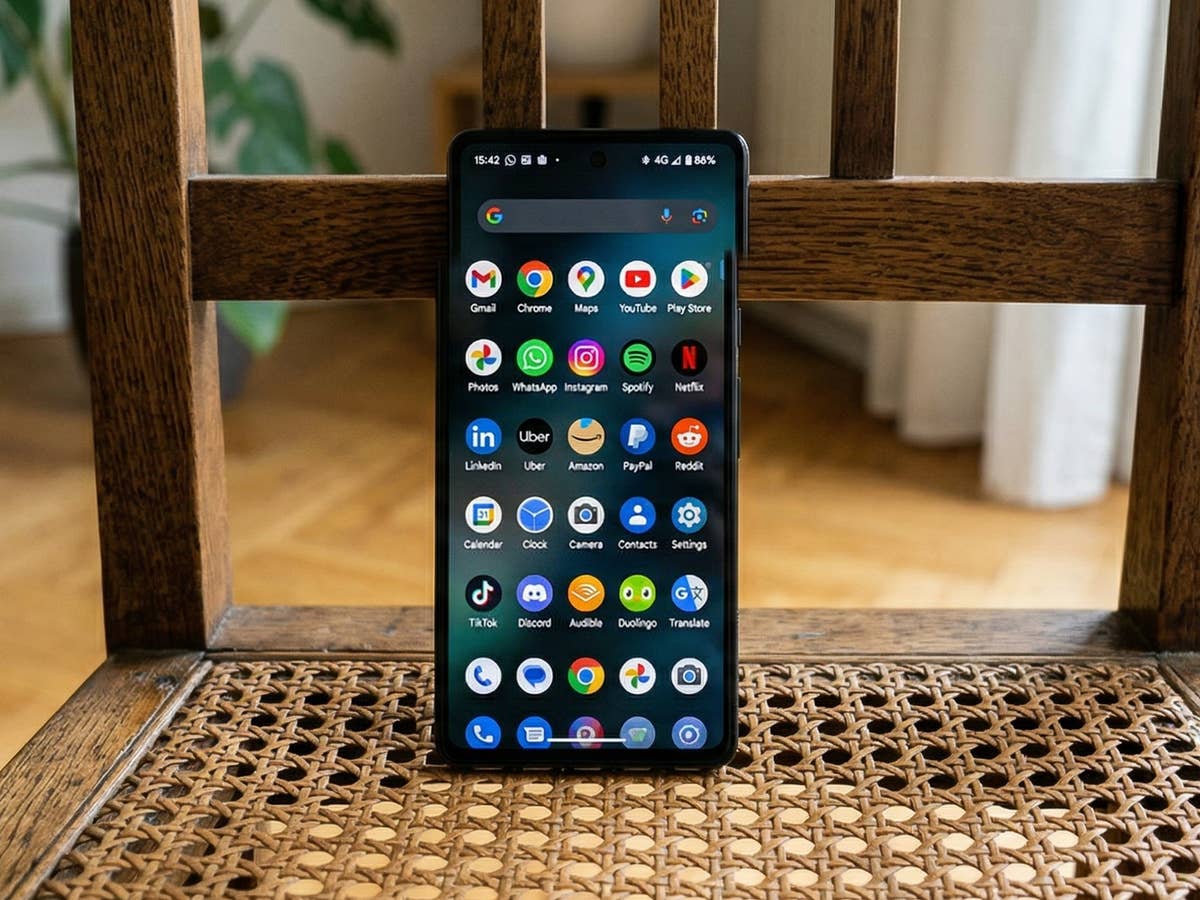 Gratis: Gewöhnlich kosten diese 4 Apps Geld, doch nicht heute Smartphone auf einem Stuhl