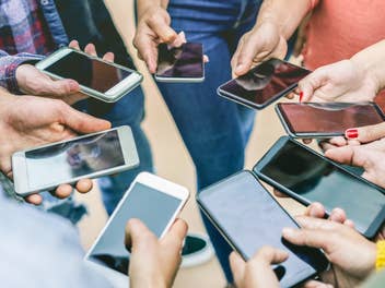 Viele Smartphones