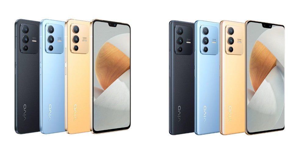 Vivo S12 Pro und Vivo S12 Vorderseite und Rückseite