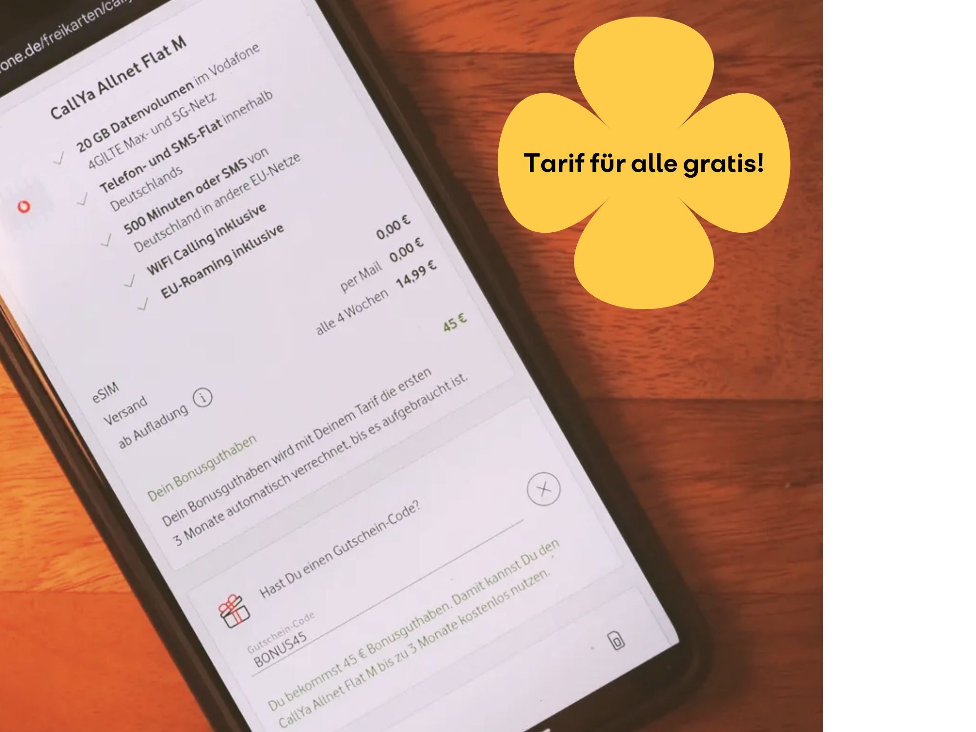 #Vodafone: 5G-Tarif mit 60 GB für alle gratis #Vodafone: 5G-Tarif mit 60 GB für alle gratis
