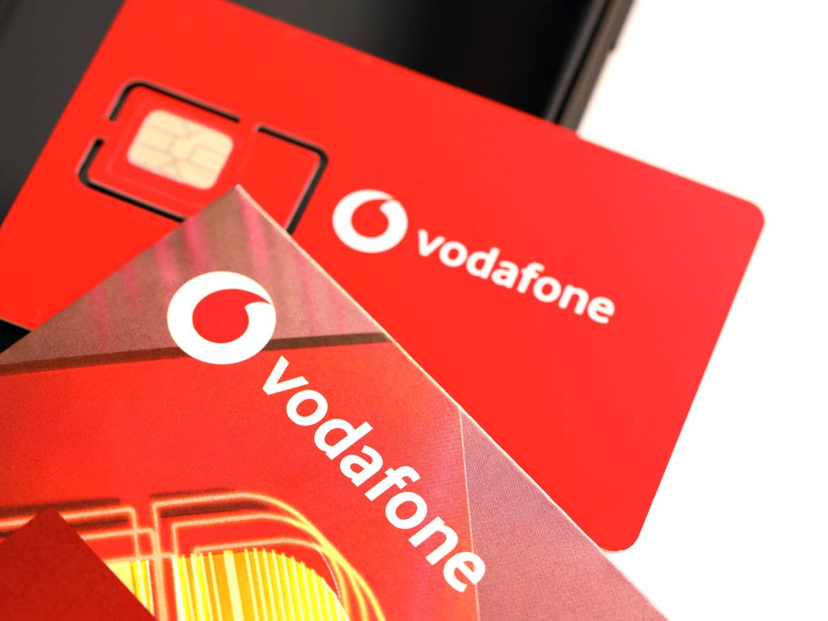 SIM-Karte von Vodafone