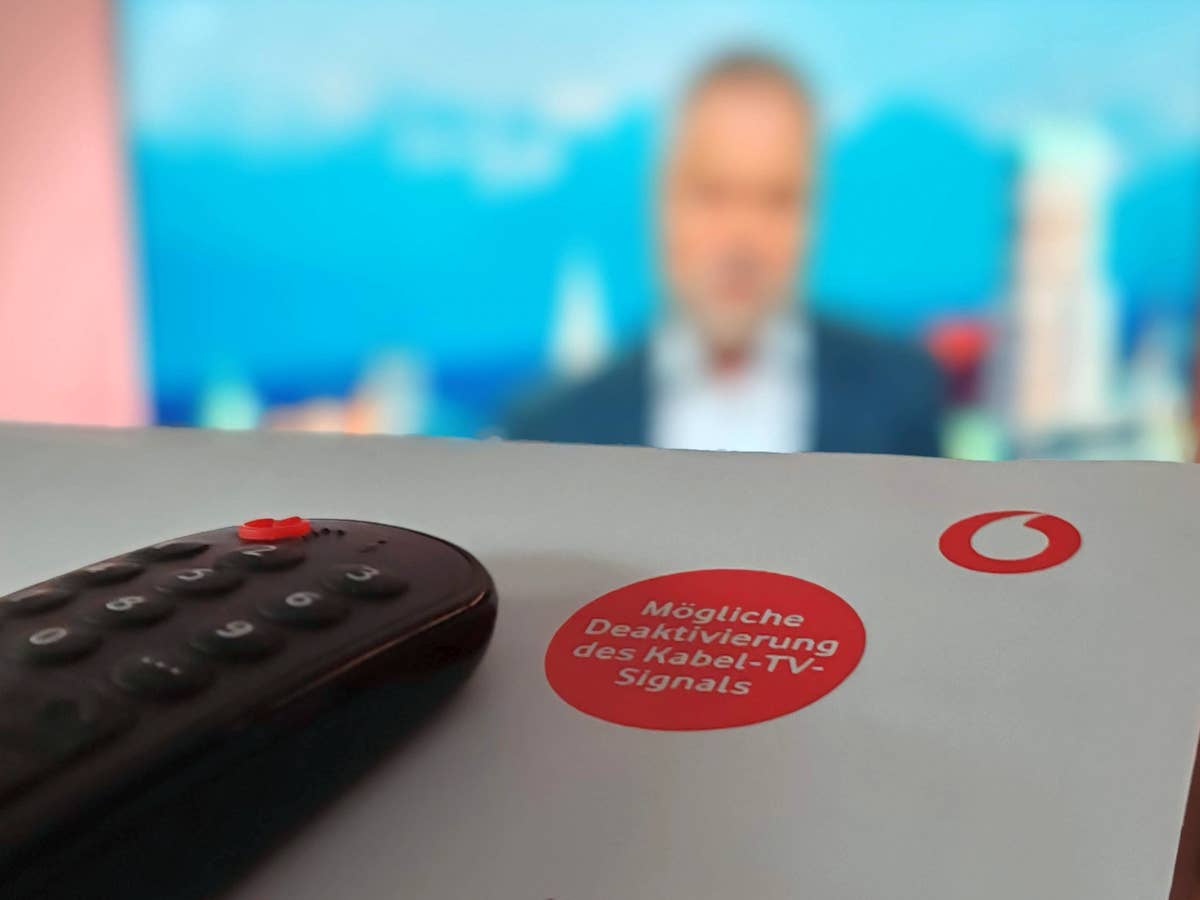 Ein Schreiben von Vodafone an Kabel-TV-Nutzer
