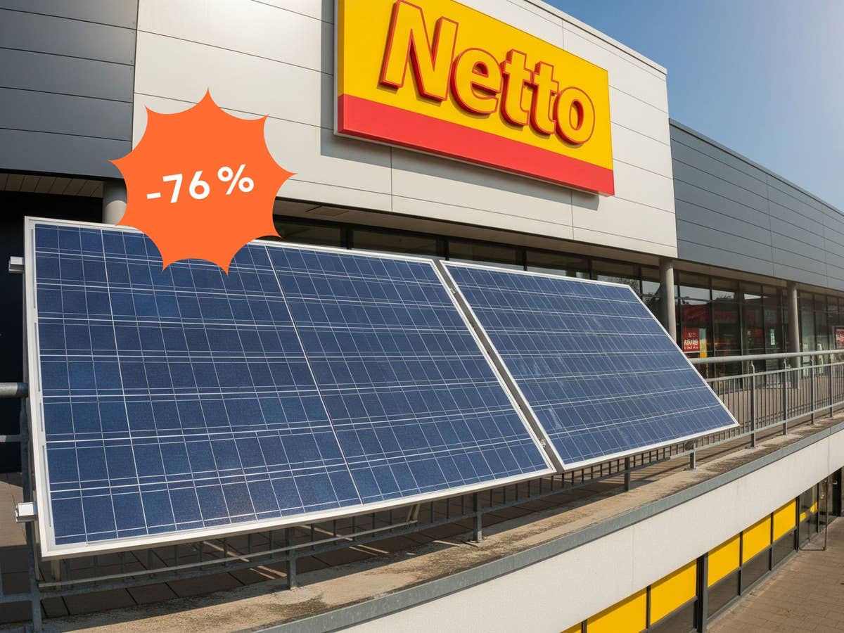 Völlig irre - Netto verkauft 1.000-Euro-Balkonkraftwerk für deutlich unter 250 Euro
