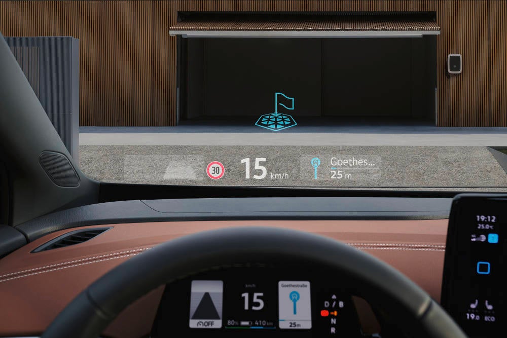 Augmented-Reality Head-up-Display im Volkswagen ID.