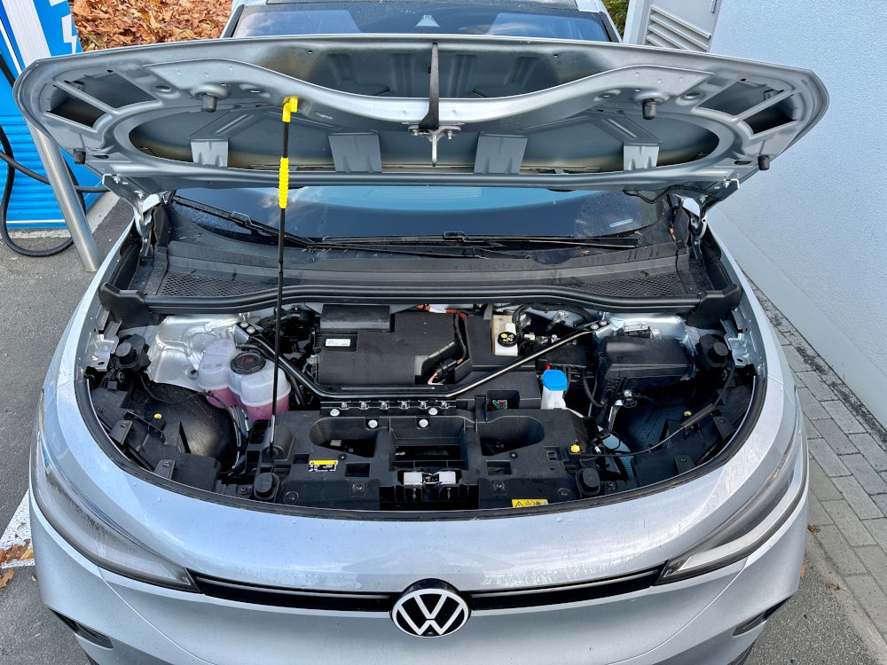 Blick in den Motorraum des Volkswagen ID.4.