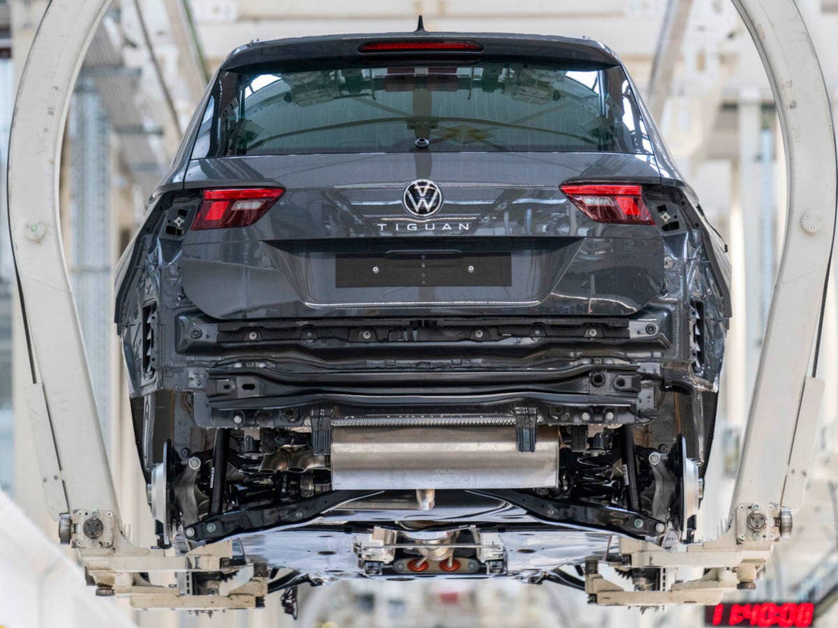 Volkswagen Werk Wolfsburg Tiguan Fertigung.